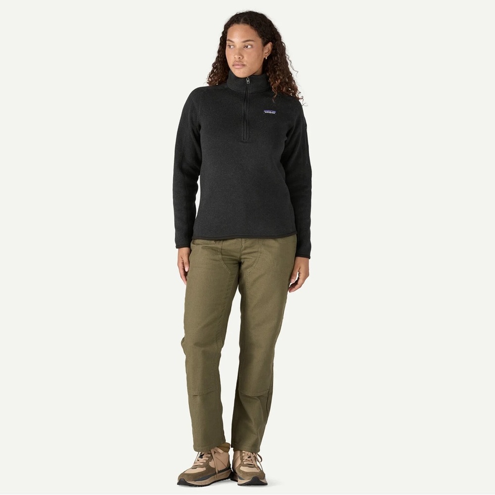 Patagonia Women’s Better Sweater Quarter 1/4 Zip Fleece Black Size Small - Picture 11 of 11